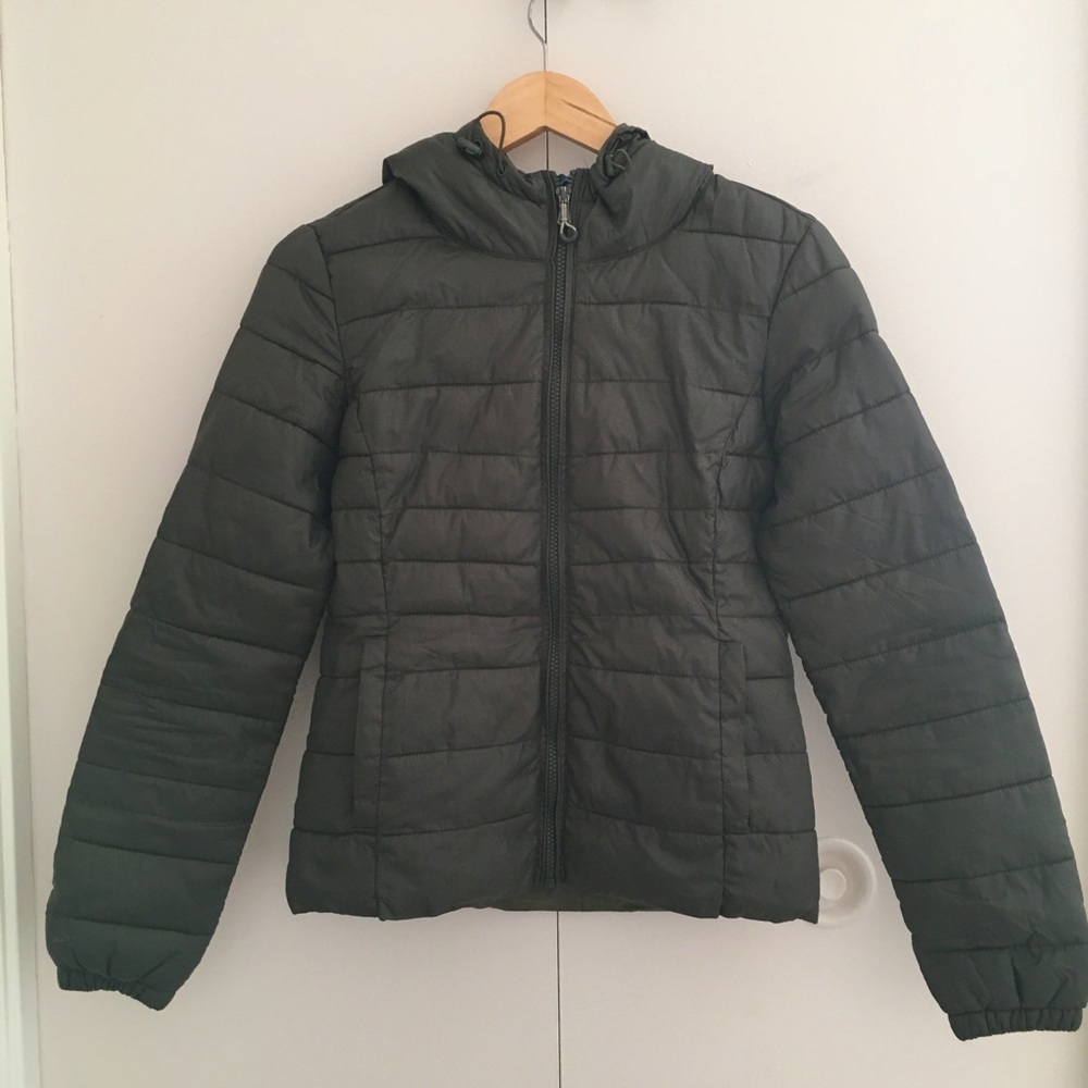 Green Only Light Bomber Jacket